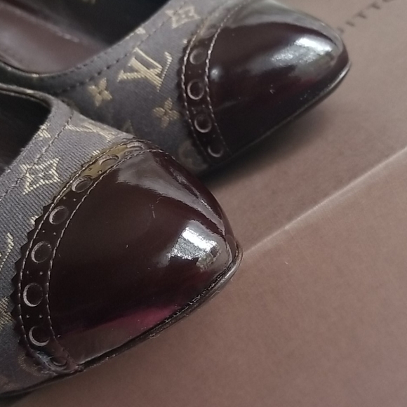 Louis Vuitton Mary Jane Pumps Size EU37 US6.5 - Picture 11 of 16